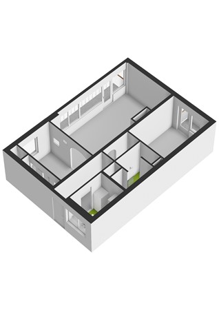 Floorplan - Krabbendijkestraat 438, 3086 LZ Rotterdam